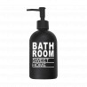 DISTRIBUTEUR SAVON GLASS NOIR 7x19CM