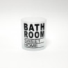 GOBELET GLASS BLANC 8x9CM VERRE IMPRIME