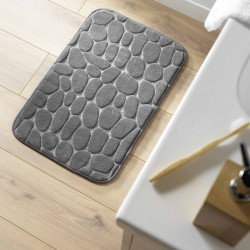 TAPIS DE BAIN RICOCHET ANTHRACITE 50x80