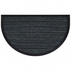 TAPIS DEMI-LUNE MARCO GRIS 45x75CM PVC