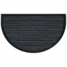 TAPIS DEMI-LUNE MARCO GRIS 45x75CM PVC