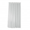 RIDEAU DE DOUCHE QUARTZ BLANC AVEC CROCH