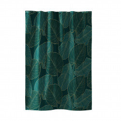 RIDEAU DE DOUCHE JADE +CROCHETS 180x200