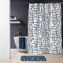 RIDEAU DE DOUCHE LABYRINTHE +CROCHETS 18