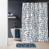RIDEAU DE DOUCHE LABYRINTHE +CROCHETS 18