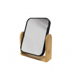 MIROIR BAMBOU SMART NOIR A POSER DOUBLE