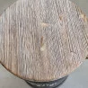 Bidon coffre en métal zinc GM D40xH52cm