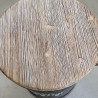 BIDON COFFRE EN METAL ZINC GM:40XH52CM