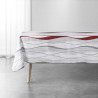 NAPPE ONDULYS BLANC ET ROUGE 150x240CM P NAPPE ONDULYS BLANC ET ROUGE 150x240CM P