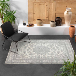 TAPIS PERSAN 68x110CM VISCOSE TISSEE