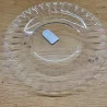 Assiette à dessert en verre transparent D20cm