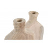 VASE BOIS 16X5X22 PAULOWNIA NATUREL 2 MO