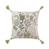 COUSSIN SUZANNE VERT 40x40CM COTON RECYC