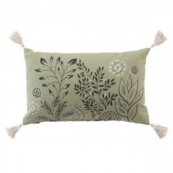 COUSSIN SUZANNE VERT 30x50CM COTON RECYC