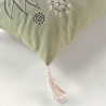COUSSIN SUZANNE VERT 30x50CM COTON RECYC