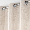 RIDEAU PANDORE BLANC 140x240CM POLYCOTON