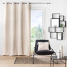 RIDEAU PANDORE BLANC 140x240CM POLYCOTON
