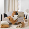 Coussin bouclette unie Wooly naturel 45x45cm