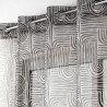 VOILE PANDORE NOIR 140x240CM VOILE SABLE