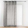 VOILE PANDORE NOIR 140x240CM VOILE SABLE