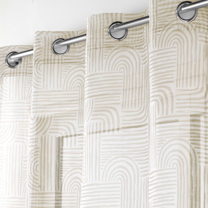 VOILE PANDORE BLANC 140x240CM VOILE SABL