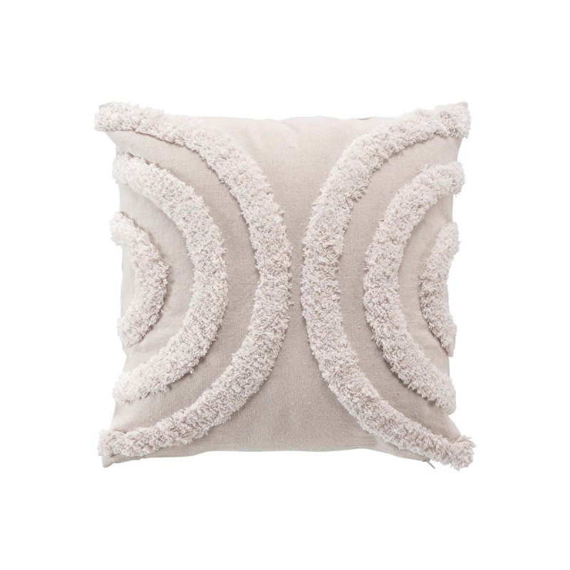 COUSSIN TUFTE ZITA NATUREL 40x40CM