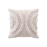 COUSSIN TUFTE ZITA NATUREL 40x40CM