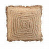 COUSSIN TOURNICOTTI 45x45CM JUTE UNI+COTON UNI DEHOUSSABLE FRANGES