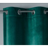 RIDEAU VELVETINE PETROLE 140x240CM VELOU