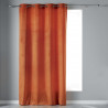 RIDEAU VELVETINE TERRACOTTA 140 x 240 CM VELOURS UNI A OEILLETS