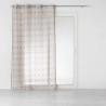 VOILAGE NALIKA 140x240CM EFFET LIN TISSE IMPRIME