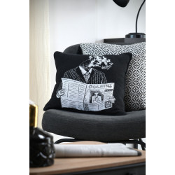 COUSSIN PRINCETON 40X40 NOIR