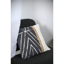 COUSSIN TAMPA ARDOISE 40X40