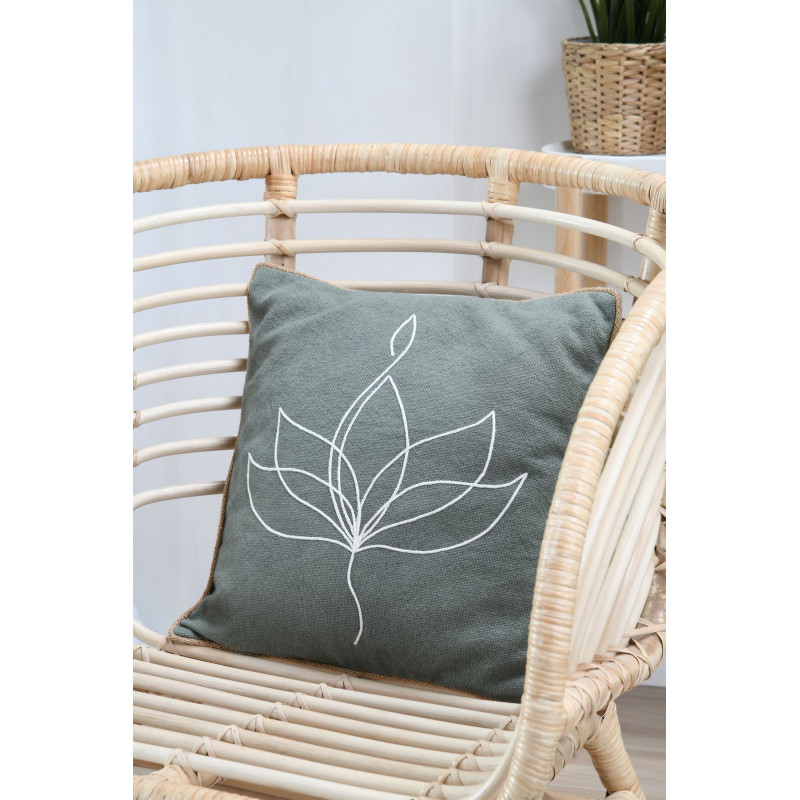 COUSSIN ASANA SAUGE 40X40