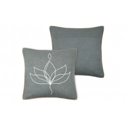 COUSSIN ASANA SAUGE 40X40