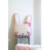 COUSSIN MATTY LAPIN 43X32CM ROSE