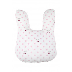 COUSSIN MATTY LAPIN 43X32CM ROSE