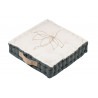 COUSSIN SOL ASANA NATUREL 45X45X10