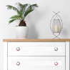 BOUTON DE MEUBLE FLEURS AQUARELL