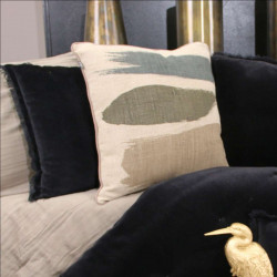 COUSSIN 45X45 DEGRADES CAVIAR