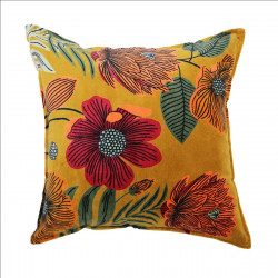 COUSSIN 45X45 FLORE MIEL