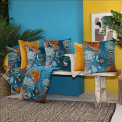 COUSSIN 45X45 FLORE OCEAN