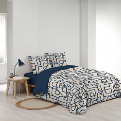 Parure de lit Labyrinthe 2 personnes 240x220cm