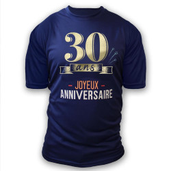 T-SHIRT A DEDICACER HOMME 30 ANS