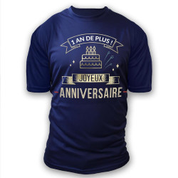 T-SHIRT A DEDICACER HOMME ANNIVE