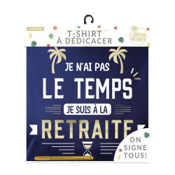 T-shirt à dédicacer homme retraite