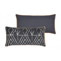 Coussin Tampa 35x70cm gris ardoise
