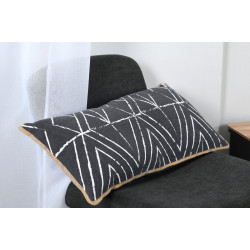Coussin Tampa 35x70cm gris ardoise