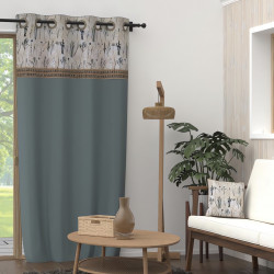 RIDEAU VEGETAL AMBRE 135x250
