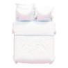 PARURE TUFT BLANC 240X220 HOUSSE DE COUE
